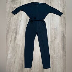 Lauren Ralph Lauren Elegant Flattering Black Long sleeve Jumpsuit Size PS